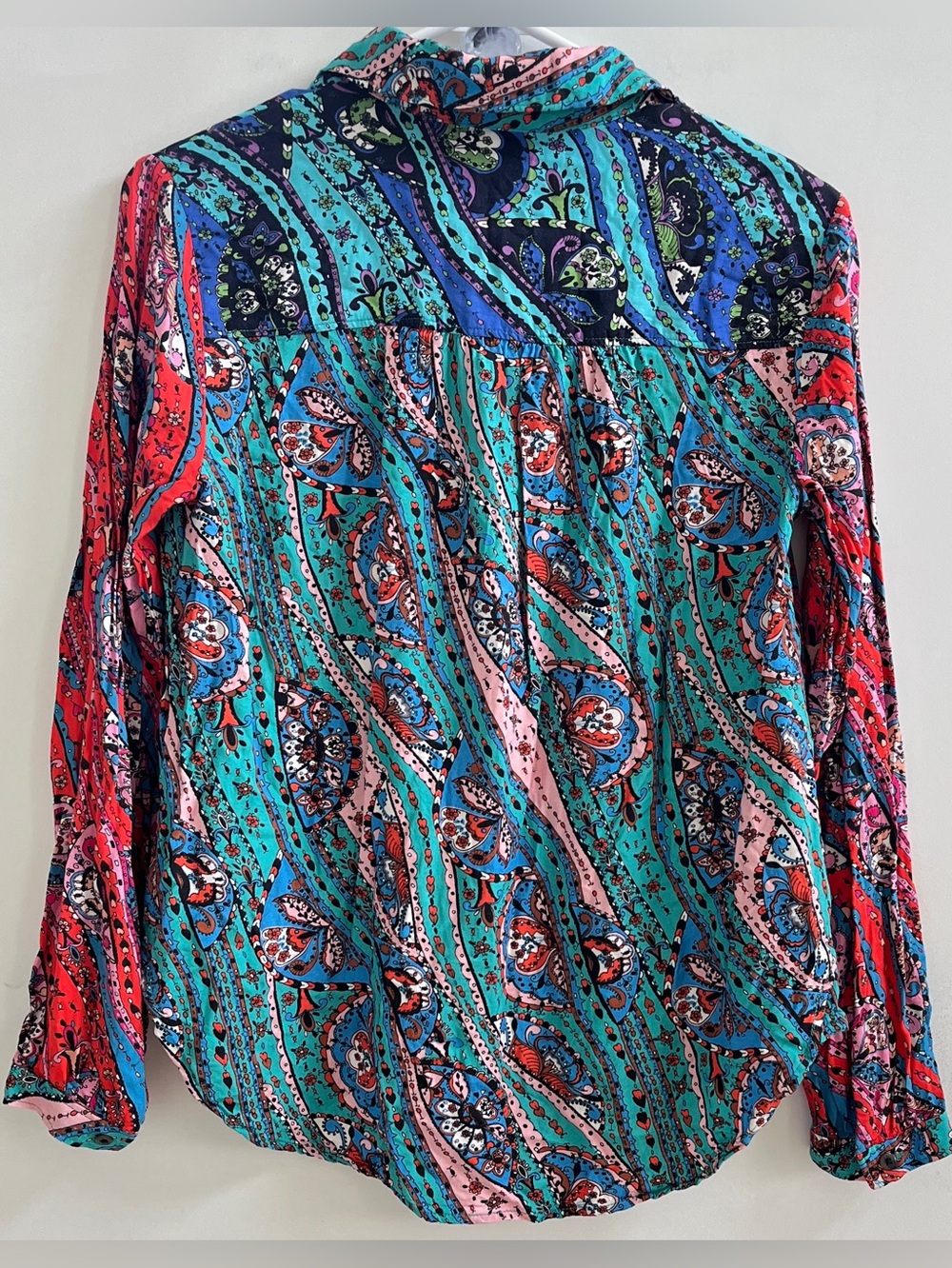Anthropologie x Maeve The Paz
Button Down Patchwork Paisley Boho Shirt Top Sz:XS - Picture 8 of 15